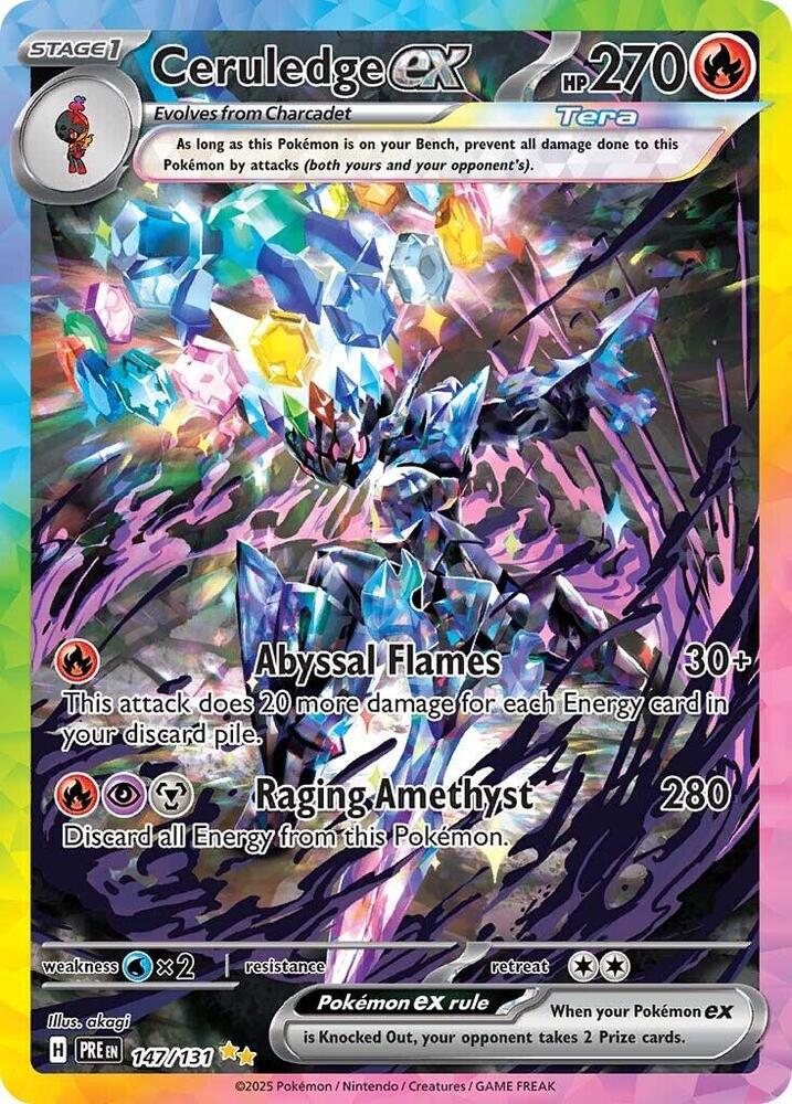 Ceruledge ex (147/131) [Scarlet & Violet: Prismatic Evolutions] | Exor Games Truro