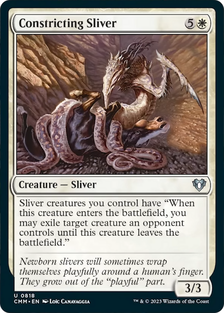 Constricting Sliver [Commander Masters] | Exor Games Truro