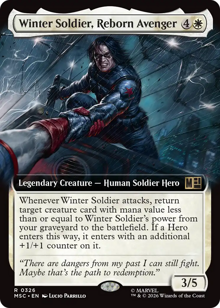 Winter Soldier, Reborn Avenger (Extended Art) [Marvel Super Heroes Commander] | Exor Games Truro