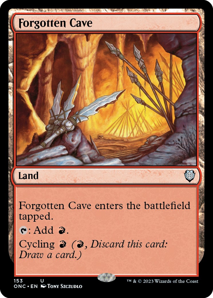 Forgotten Cave [Phyrexia: All Will Be One Commander] | Exor Games Truro