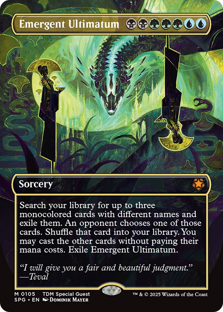 Emergent Ultimatum (Borderless) [Tarkir: Dragonstorm Special Guests] | Exor Games Truro