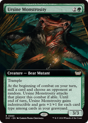 Ursine Monstrosity (Extended Art) [Duskmourn: House of Horror Commander] | Exor Games Truro