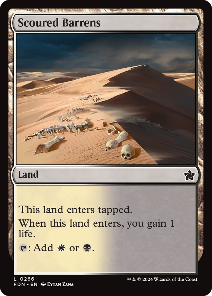 Scoured Barrens [Foundations] | Exor Games Truro