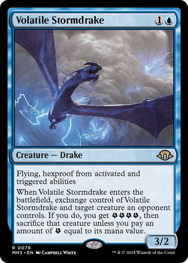 Volatile Stormdrake [Modern Horizons 3] | Exor Games Truro