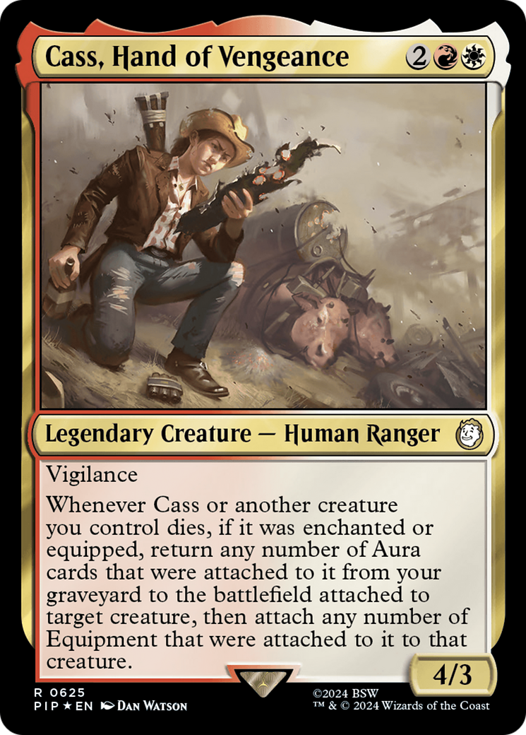 Cass, Hand of Vengeance (Surge Foil) [Fallout] | Exor Games Truro