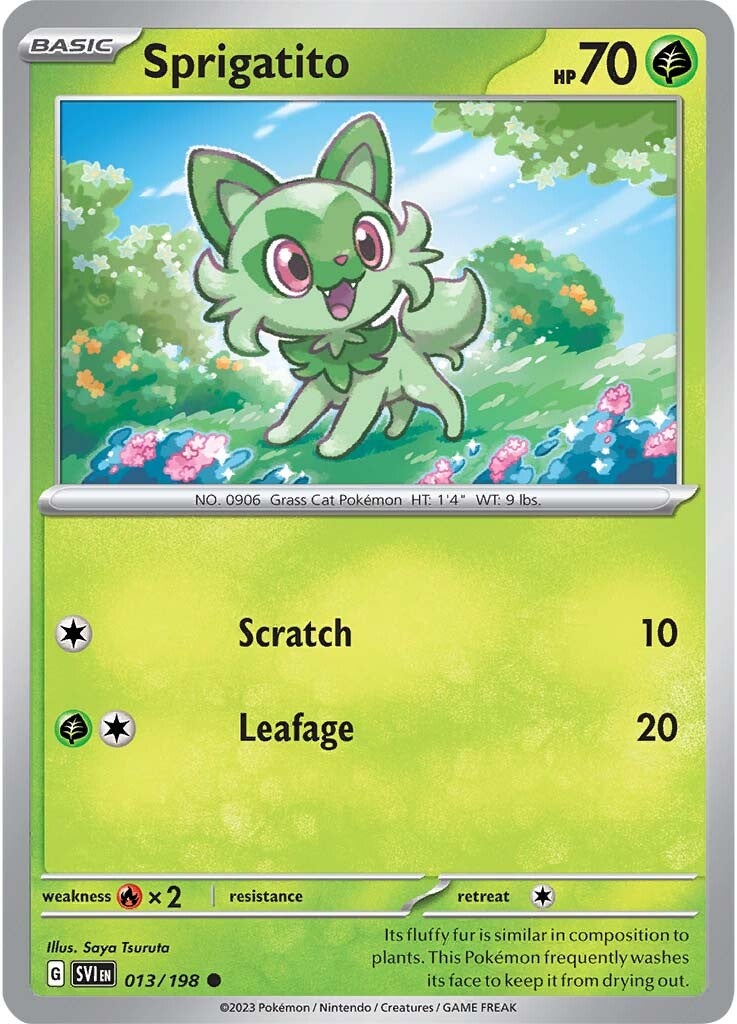 Sprigatito (013/198) [Scarlet & Violet: Base Set] | Exor Games Truro