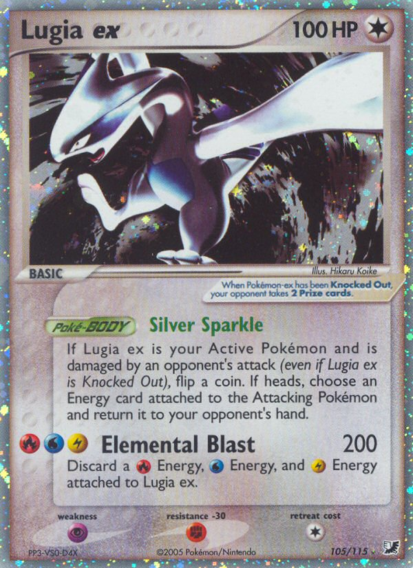 Lugia ex (105/115) [EX: Unseen Forces] | Exor Games Truro