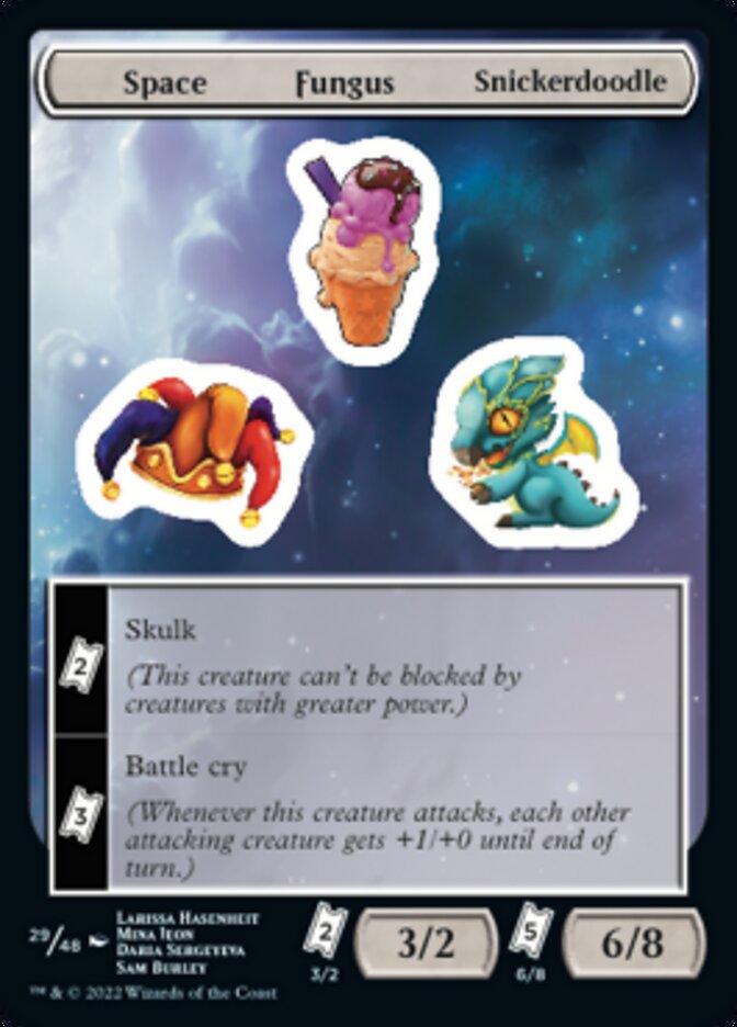 Space Fungus Snickerdoodle [Unfinity Stickers] | Exor Games Truro