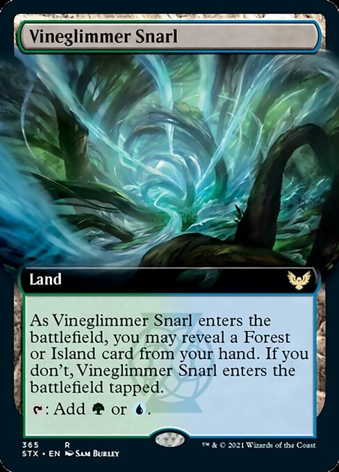 Vineglimmer Snarl (Extended Art) [Strixhaven: School of Mages] | Exor Games Truro