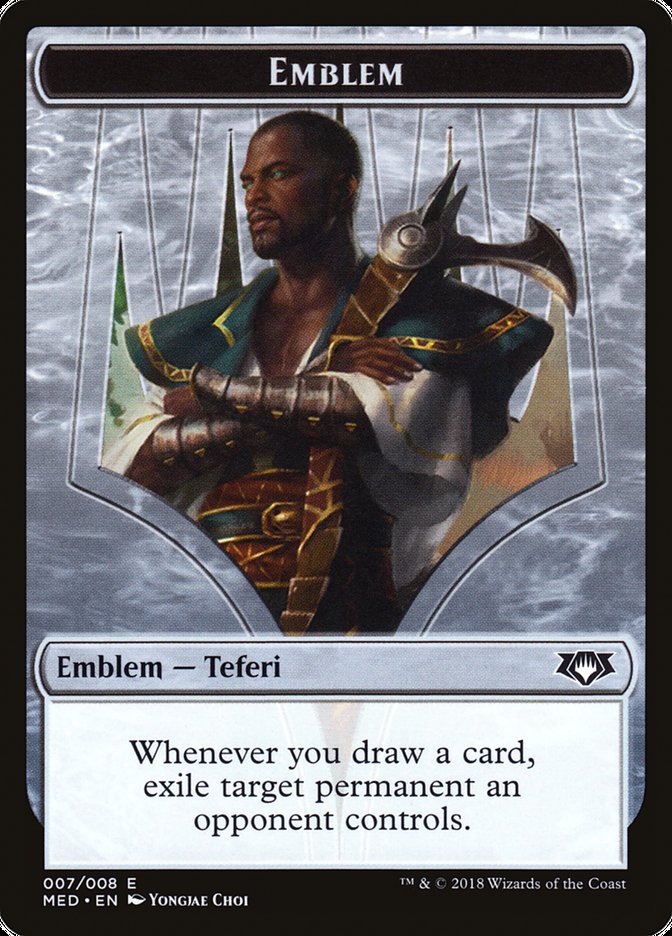 Teferi, Hero of Dominaria Emblem [Mythic Edition Tokens] | Exor Games Truro