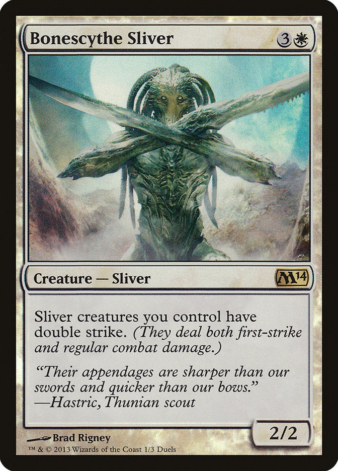 Bonescythe Sliver (Duels of the Planeswalkers Promos) [Duels of the Planeswalkers Promos 2013] | Exor Games Truro