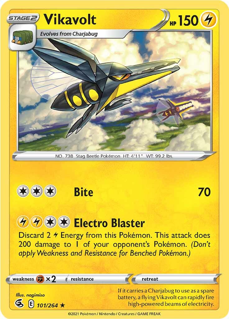 Vikavolt (101/264) [Sword & Shield: Fusion Strike] | Exor Games Truro