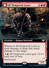 Ill-Tempered Loner // Howlpack Avenger (Extended Art) [Innistrad: Crimson Vow] | Exor Games Truro