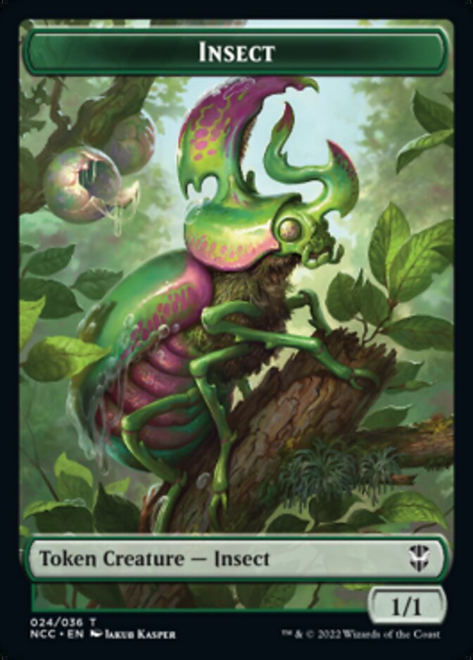 Ogre // Insect Double-Sided Token [Streets of New Capenna Commander Tokens] | Exor Games Truro