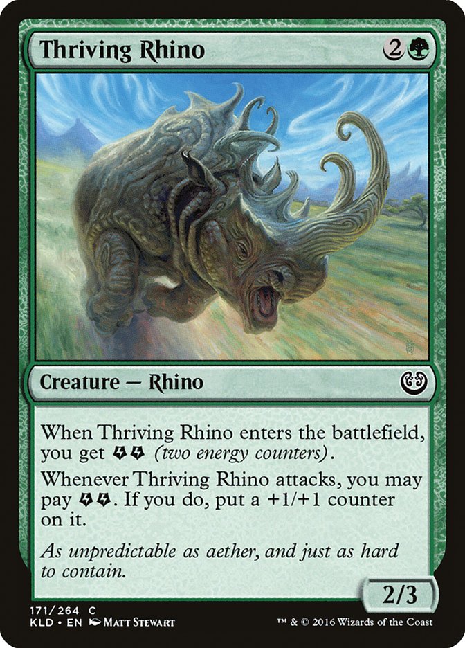 Thriving Rhino [Kaladesh] | Exor Games Truro