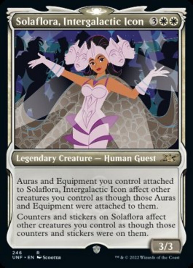 Solaflora, Intergalactic Icon (Showcase) [Unfinity] | Exor Games Truro