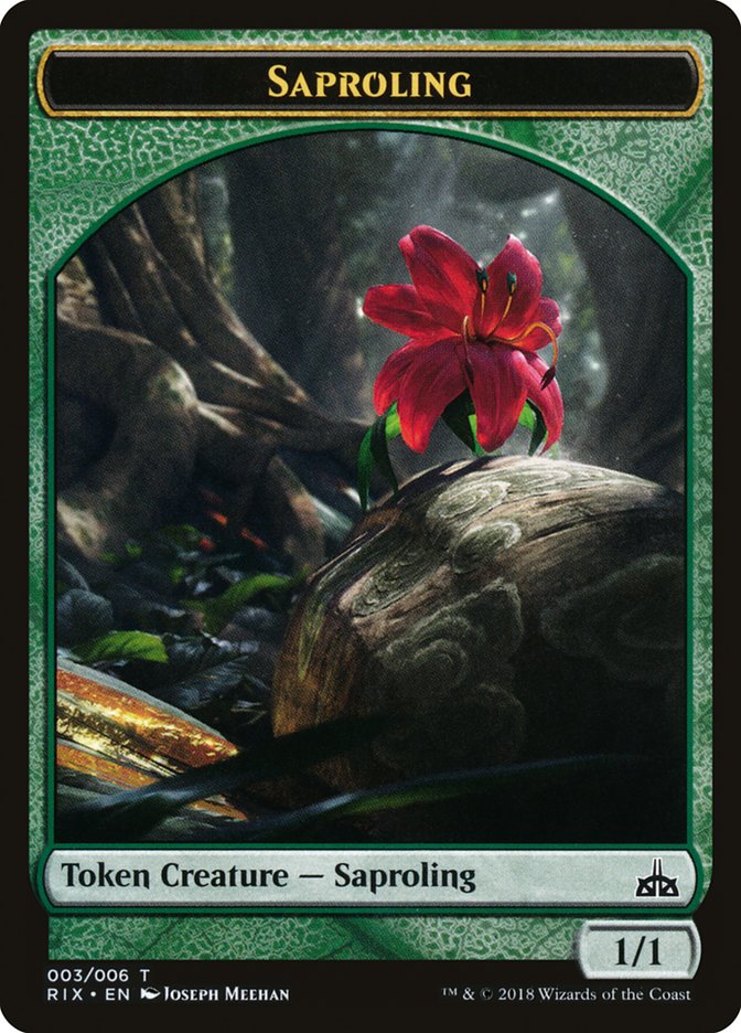 Saproling Token [Rivals of Ixalan Tokens] | Exor Games Truro