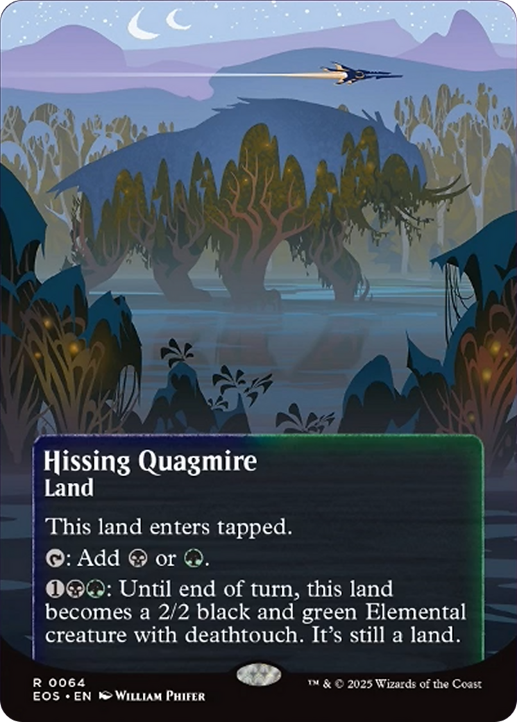 Hissing Quagmire (0064) (Borderless) [Edge of Eternities: Stellar Sights] | Exor Games Truro