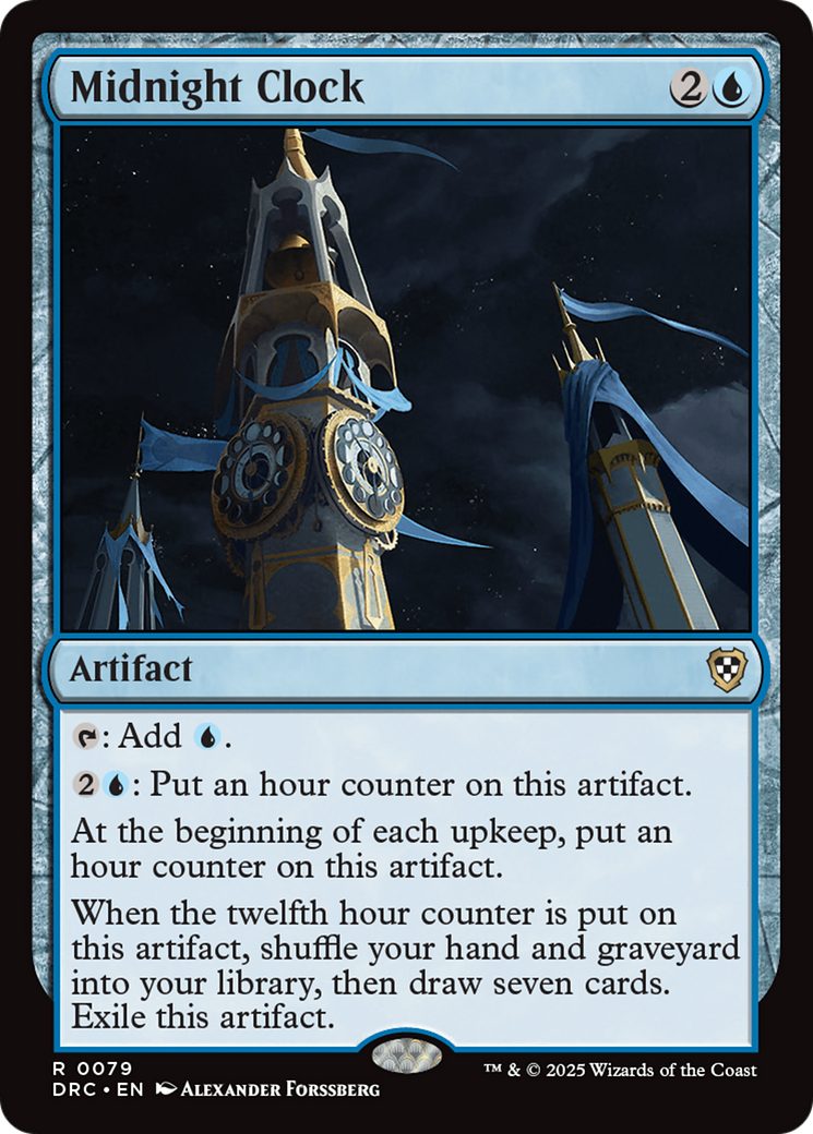 Midnight Clock [Aetherdrift Commander] | Exor Games Truro