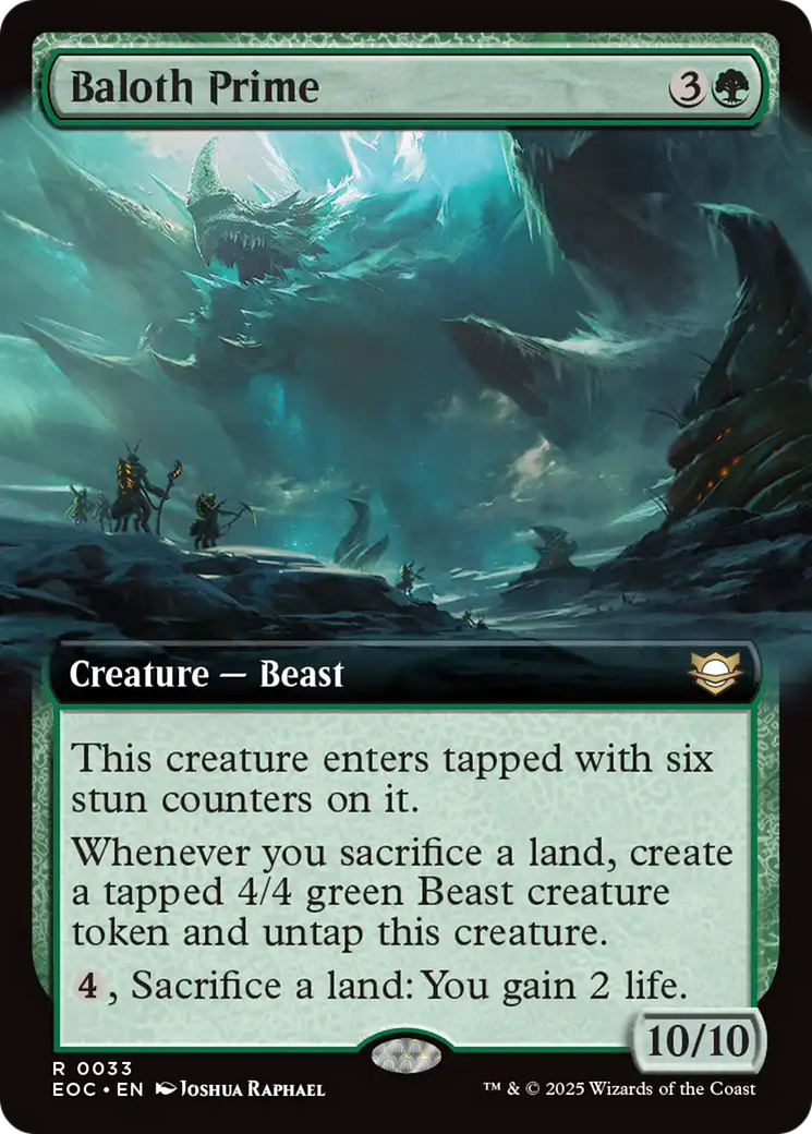 Baloth Prime (Extended Art) [Edge of Eternities Commander] | Exor Games Truro