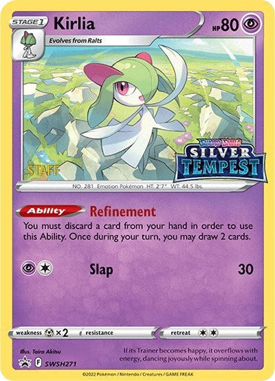 Kirlia (SWSH271) (Prerelease) (Staff) [Sword & Shield: Black Star Promos] | Exor Games Truro