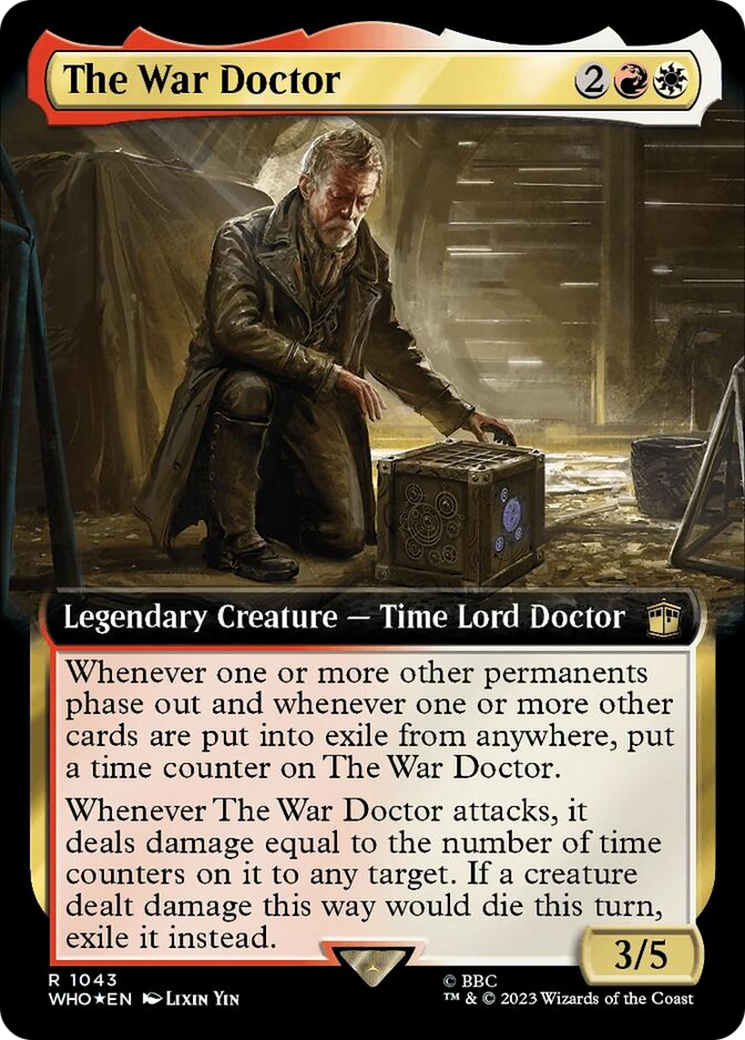 The War Doctor (Extended Art) (Surge Foil) [Doctor Who] | Exor Games Truro