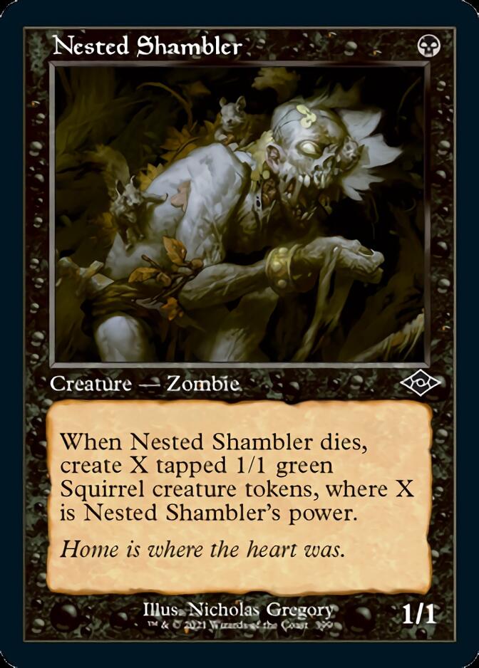 Nested Shambler (Retro Foil Etched) [Modern Horizons 2] | Exor Games Truro