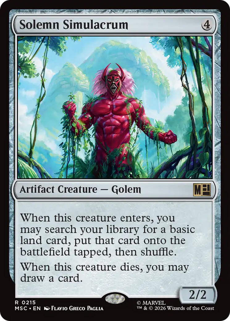 Solemn Simulacrum [Marvel Super Heroes Commander] | Exor Games Truro
