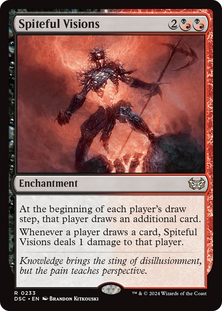 Spiteful Visions [Duskmourn: House of Horror Commander] | Exor Games Truro