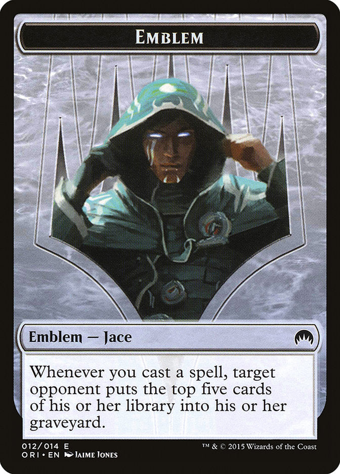 Jace, Telepath Unbound Emblem [Magic Origins Tokens] | Exor Games Truro