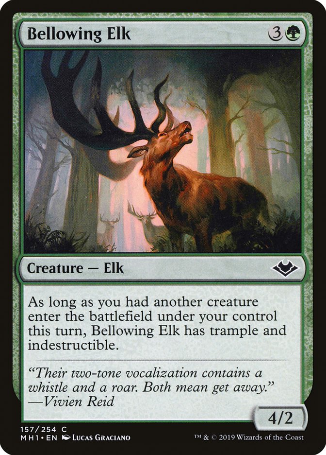 Bellowing Elk [Modern Horizons] | Exor Games Truro