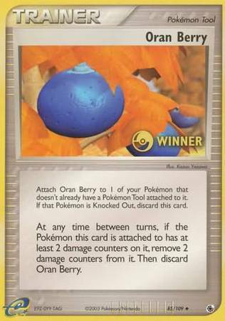 Oran Berry (85/109) (Winner) [EX: Ruby & Sapphire] | Exor Games Truro