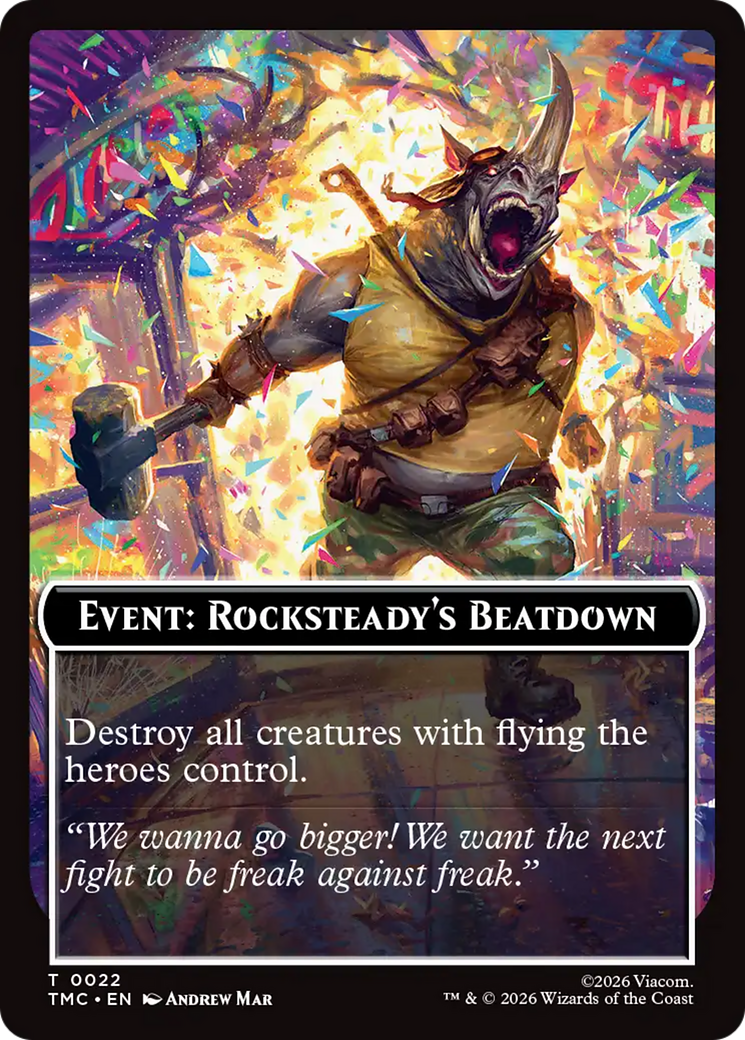 Event: Rocksteady's Beatdown [Teenage Mutant Ninja Turtles Commander Tokens] | Exor Games Truro