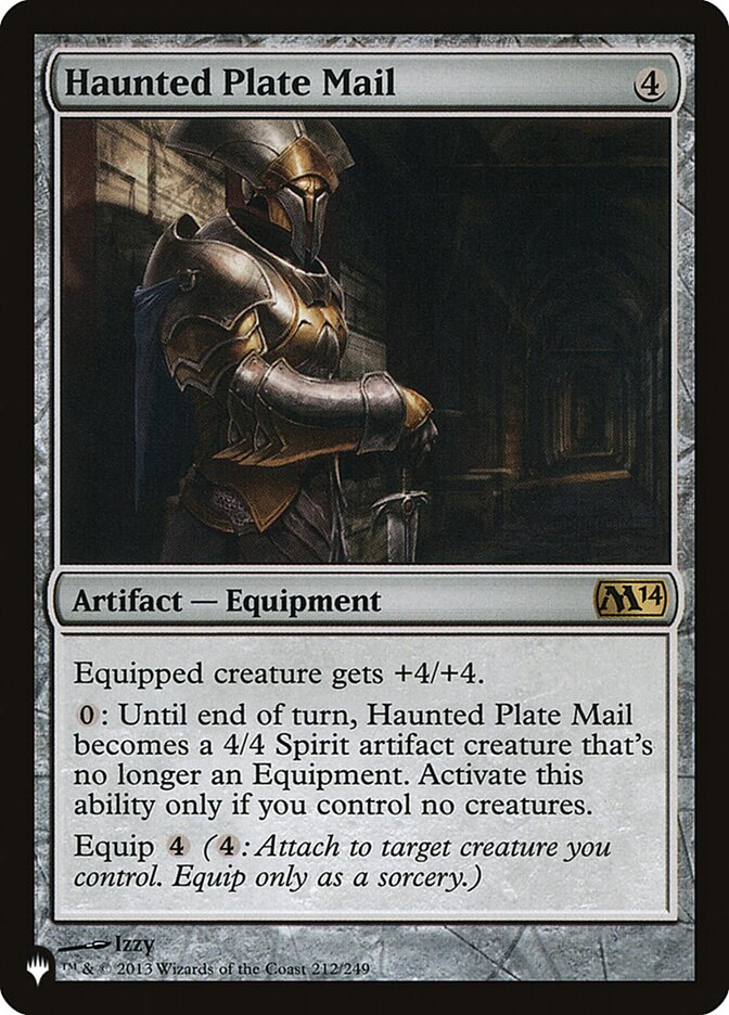 Haunted Plate Mail [The List] | Exor Games Truro