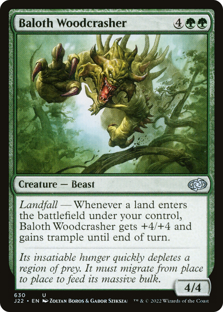 Baloth Woodcrasher [Jumpstart 2022] | Exor Games Truro