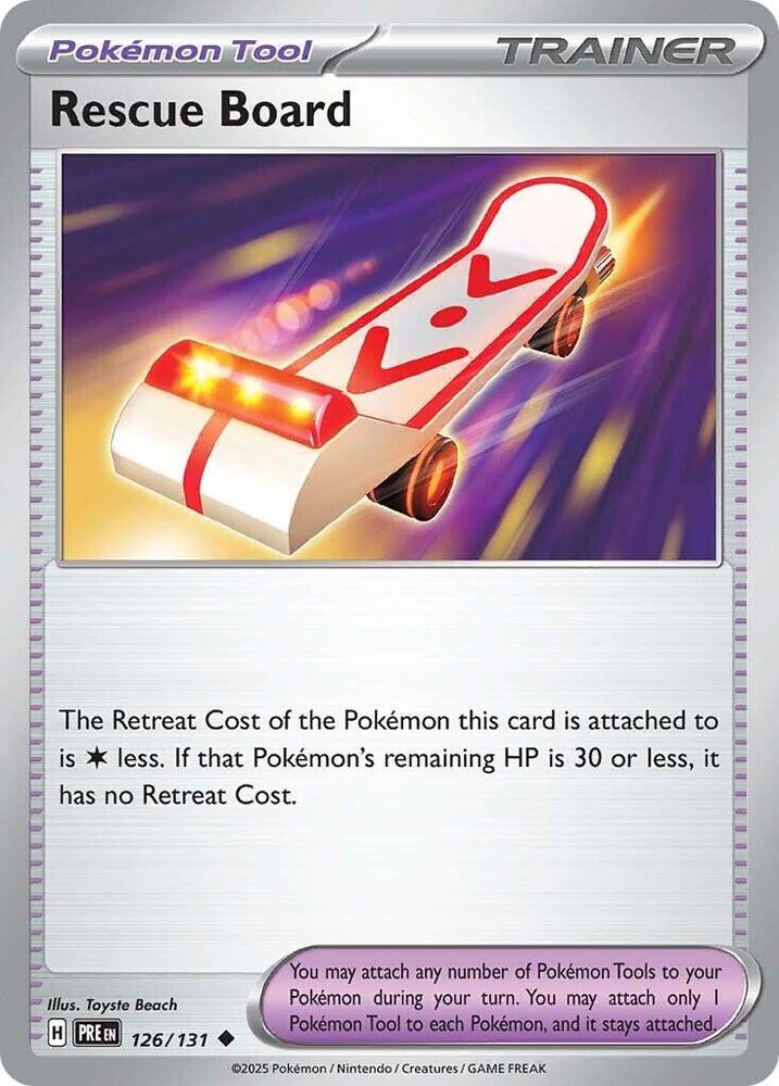 Rescue Board (126/131) [Scarlet & Violet: Prismatic Evolutions] | Exor Games Truro