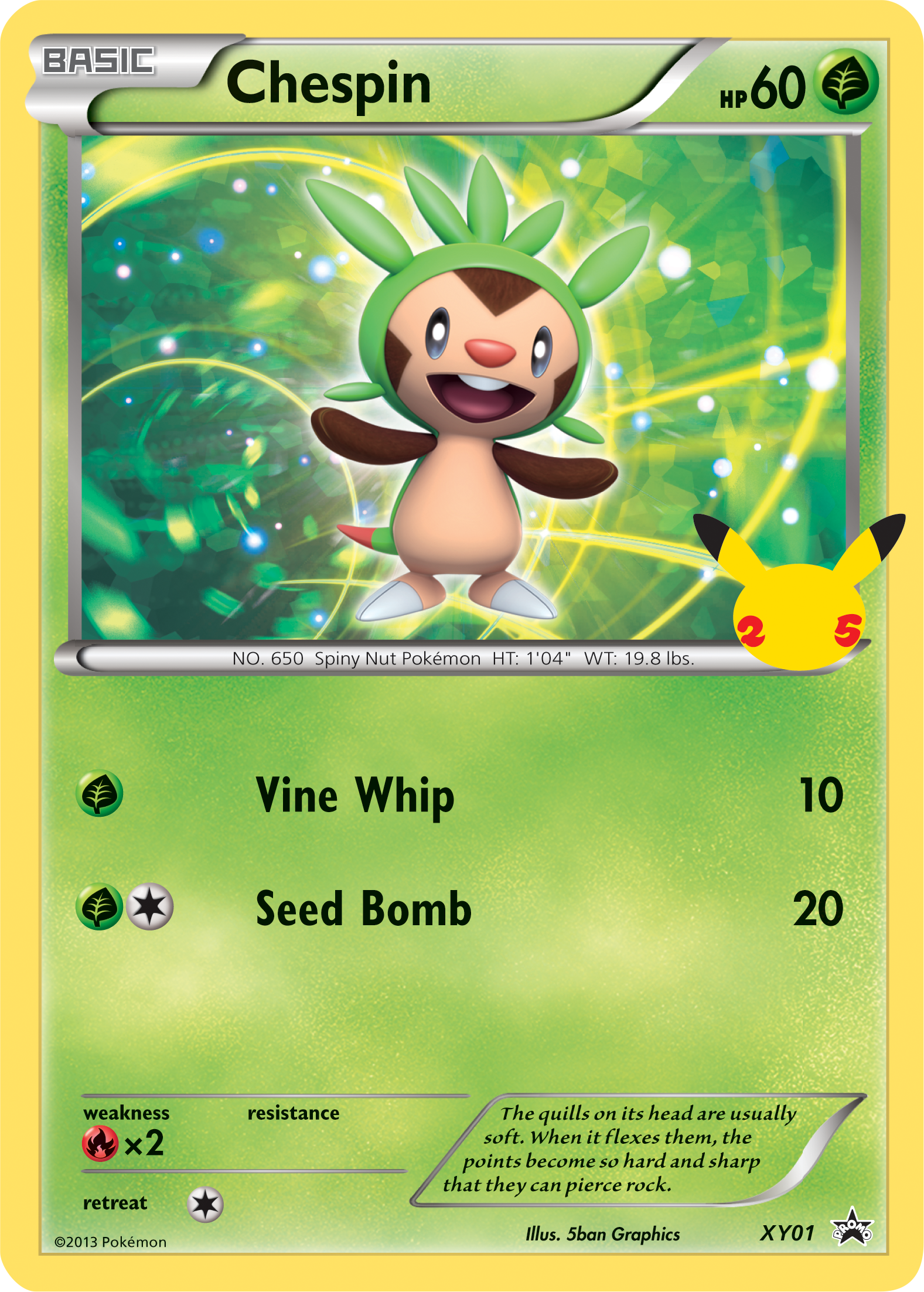 Chespin (XY01) (Jumbo Card) [First Partner Pack] | Exor Games Truro