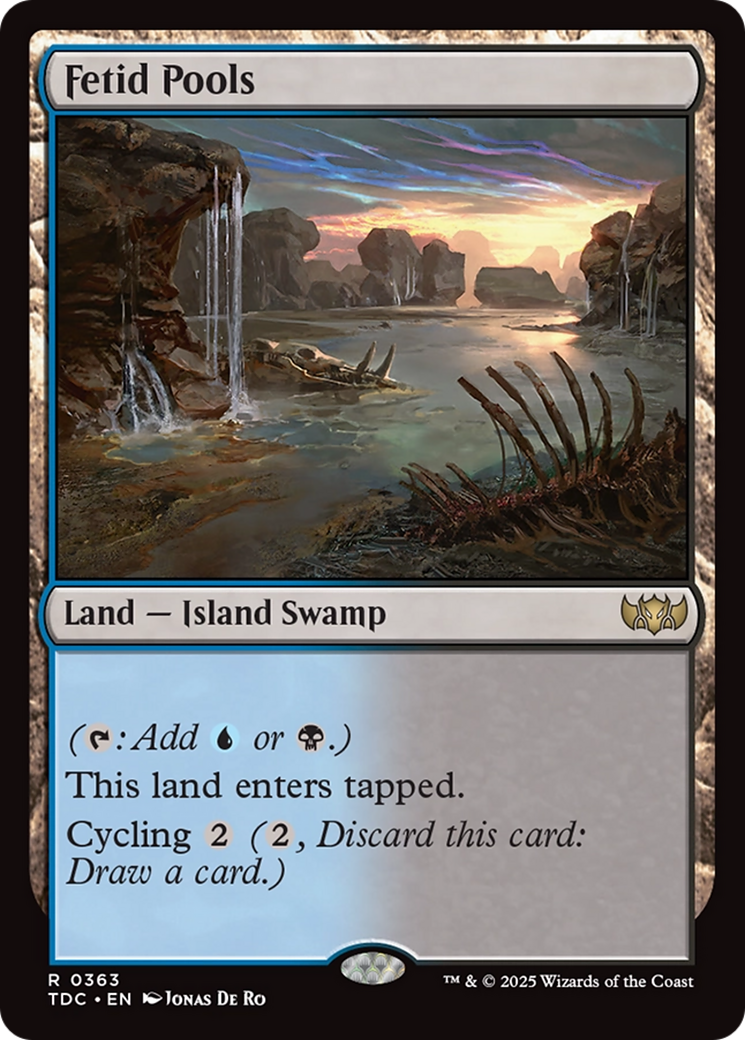 Fetid Pools [Tarkir: Dragonstorm Commander] | Exor Games Truro