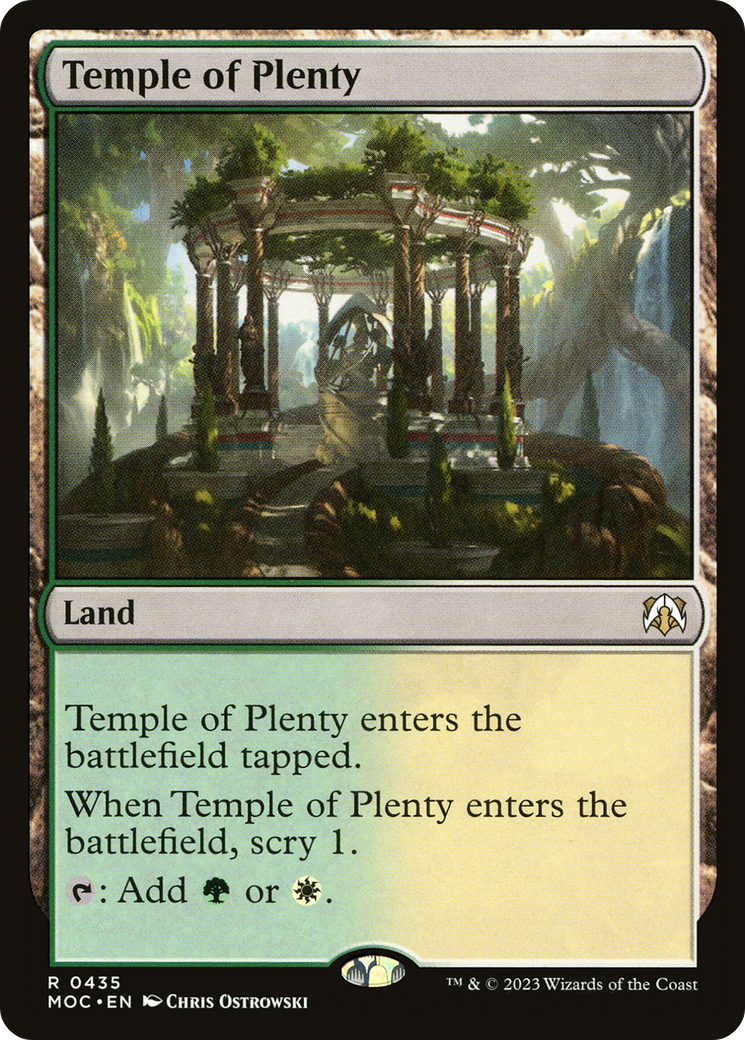 Temple of Plenty [March of the Machine Commander] | Exor Games Truro