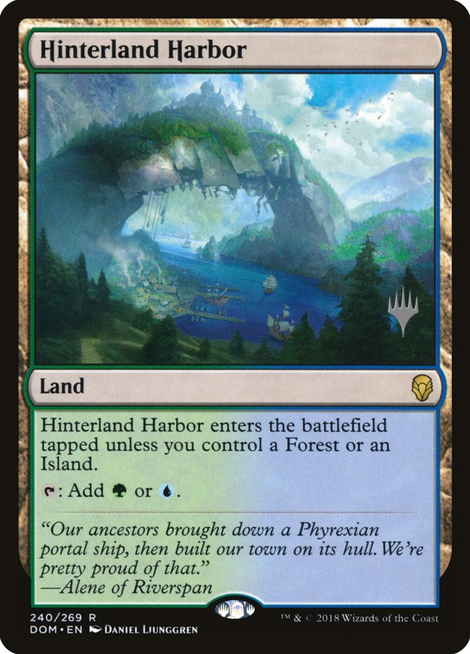 Hinterland Harbor (Promo Pack) [Dominaria Promos] | Exor Games Truro