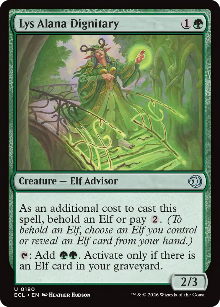Lys Alana Dignitary [Lorwyn Eclipsed] | Exor Games Truro