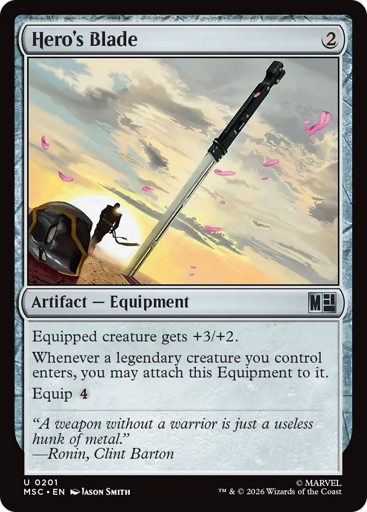Hero's Blade [Marvel Super Heroes Commander] | Exor Games Truro