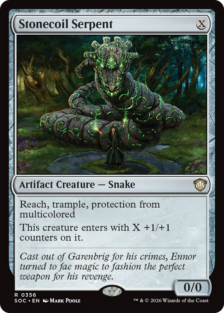 Stonecoil Serpent [Secrets of Strixhaven Commander] | Exor Games Truro