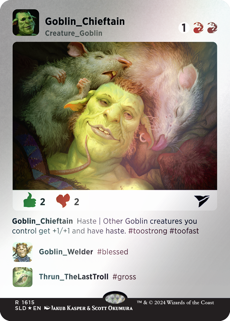 Goblin Chieftain (Rainbow Foil) [Secret Lair Drop Series] | Exor Games Truro