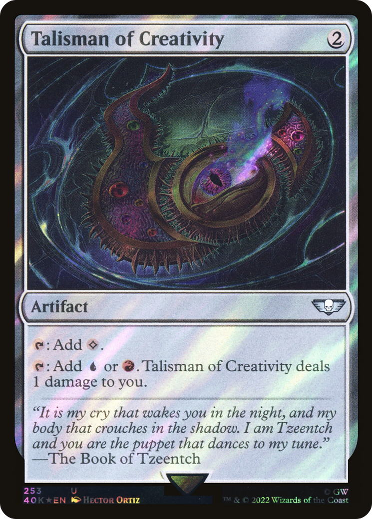 Talisman of Creativity (Surge Foil) [Marvel Super Heroes Commander] | Exor Games Truro