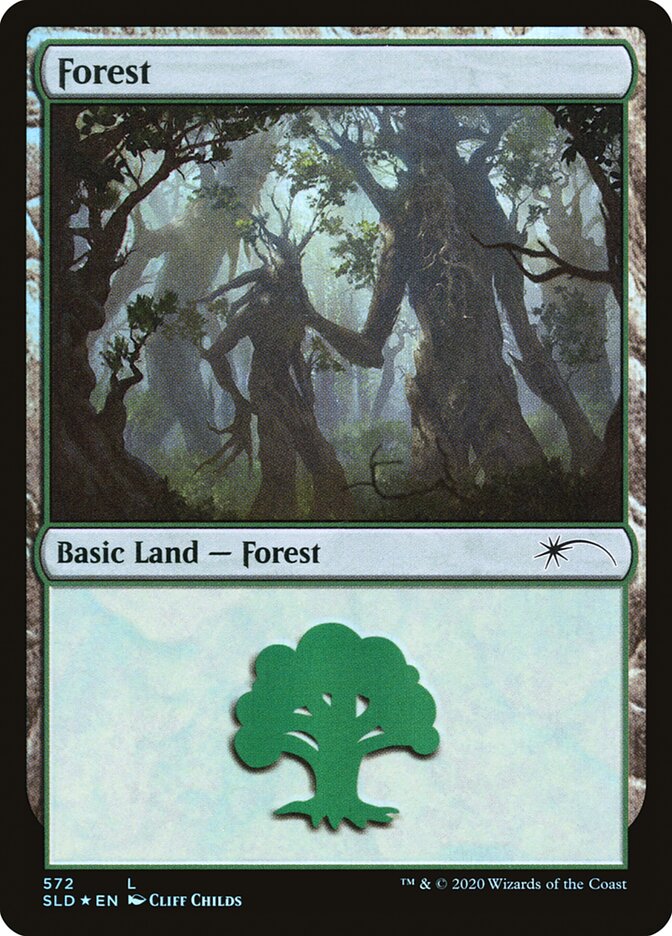 Forest (Tree Hugging) (572) [Secret Lair Drop Promos] | Exor Games Truro