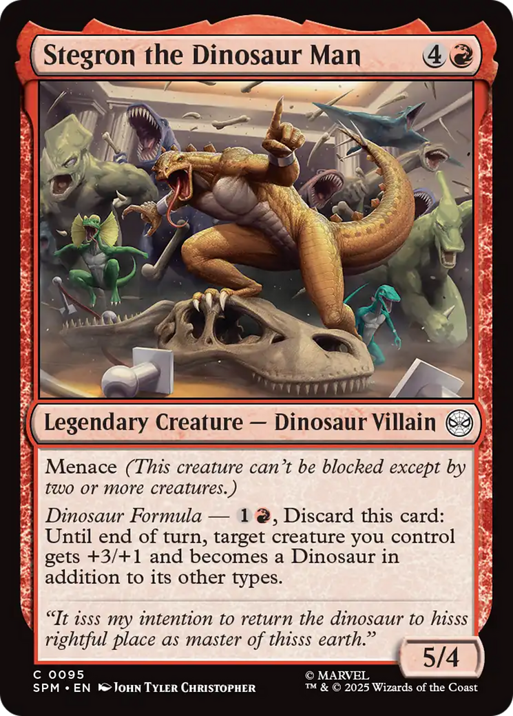 Stegron the Dinosaur Man [Marvel's Spider-Man] | Exor Games Truro