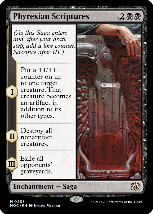 Phyrexian Scriptures [March of the Machine Commander] | Exor Games Truro