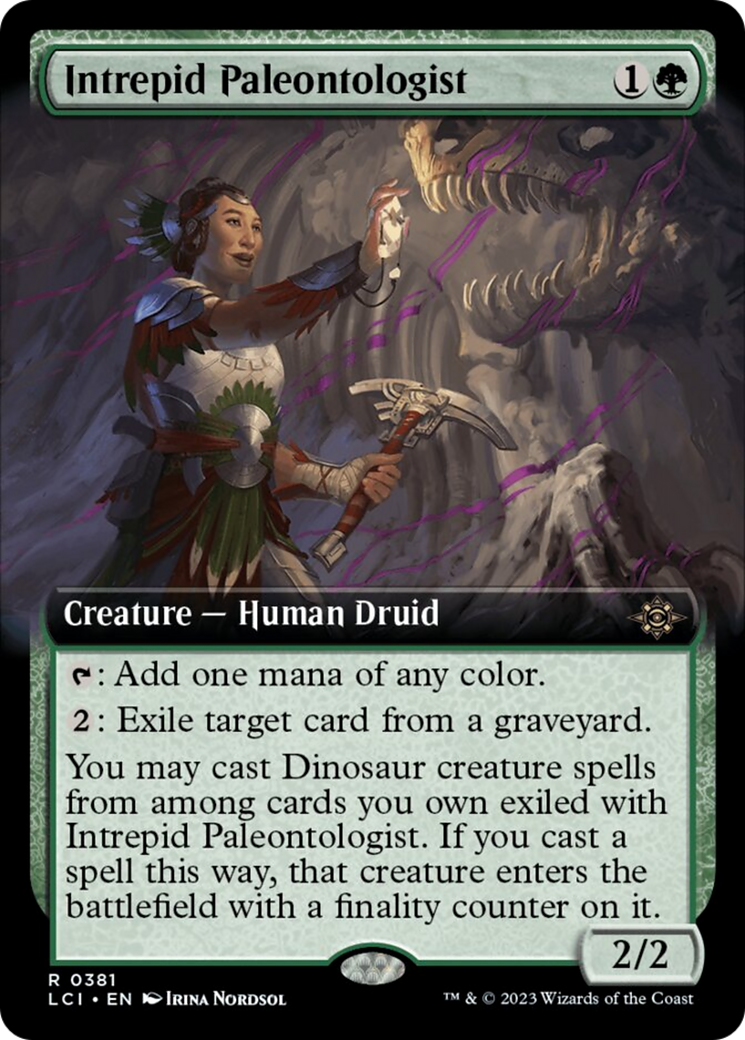 Intrepid Paleontologist (Extended Art) [The Lost Caverns of Ixalan] | Exor Games Truro