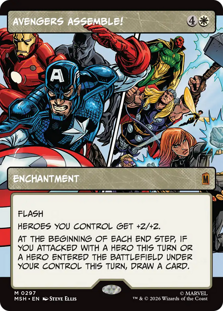 Avengers Assemble! (Borderless) (0297) [Marvel Super Heroes] | Exor Games Truro